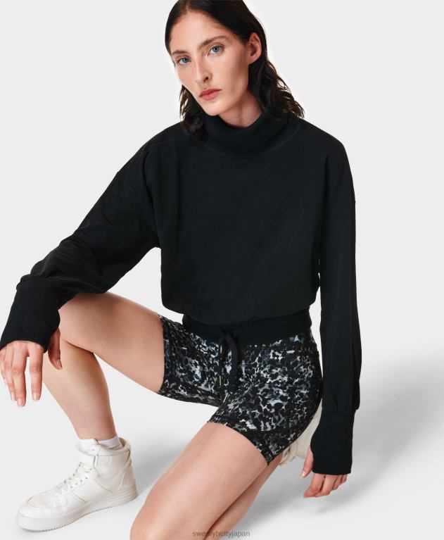 Sweaty Betty 女性 メロディラックスフリースプルオーバー L4RHF643 衣類 黒