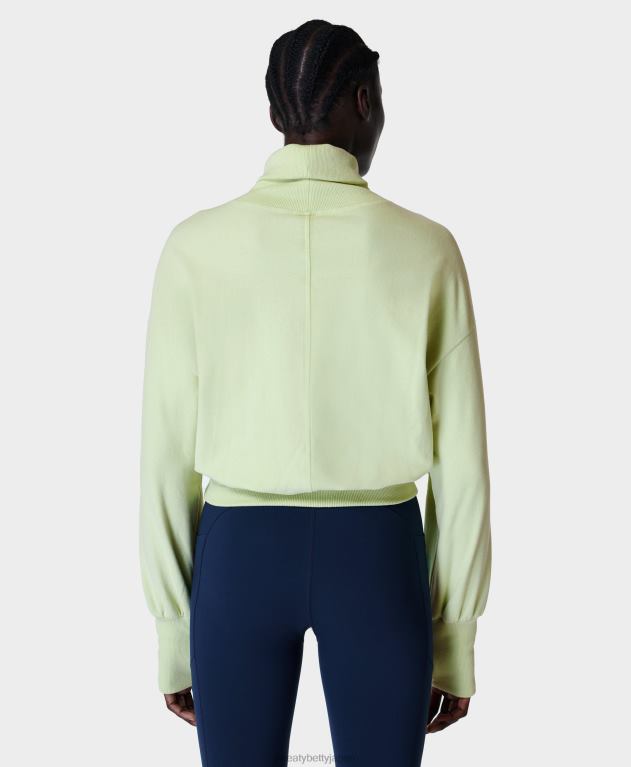 Sweaty Betty 女性 メロディラックスフリースプルオーバー L4RHF653 衣類 ルーセントグリーン