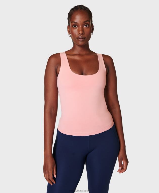 Sweaty Betty 女性 柔らかくシームレスなタンク L4RHF659 衣類 ソフトピンク