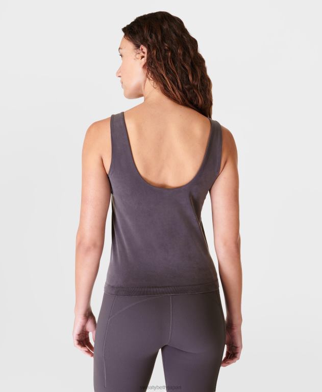 Sweaty Betty 女性 柔らかくシームレスなタンク L4RHF660 衣類 アーバングレー