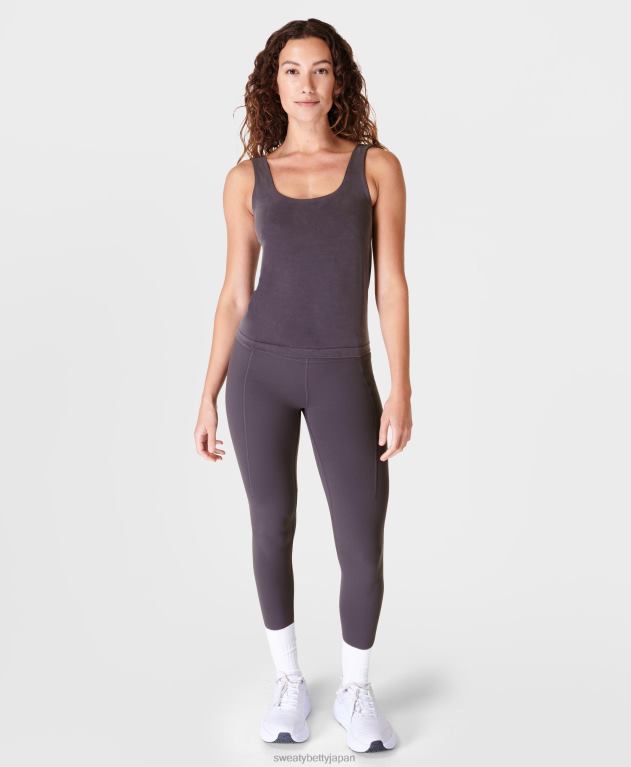 Sweaty Betty 女性 柔らかくシームレスなタンク L4RHF660 衣類 アーバングレー