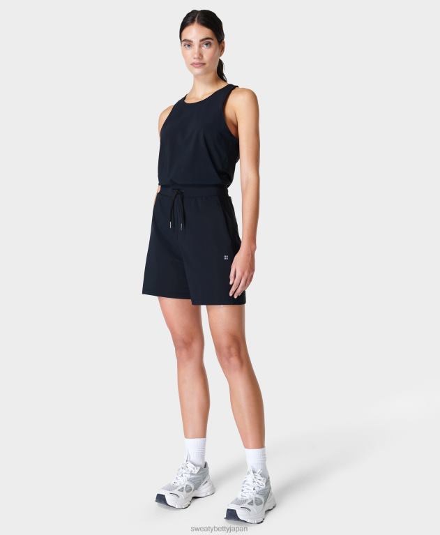 Sweaty Betty 女性 エクスプローラーロンパース L4RHF680 衣類 黒