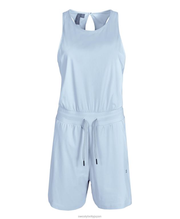 Sweaty Betty 女性 エクスプローラーロンパース L4RHF681 衣類 アルミニウムブルー