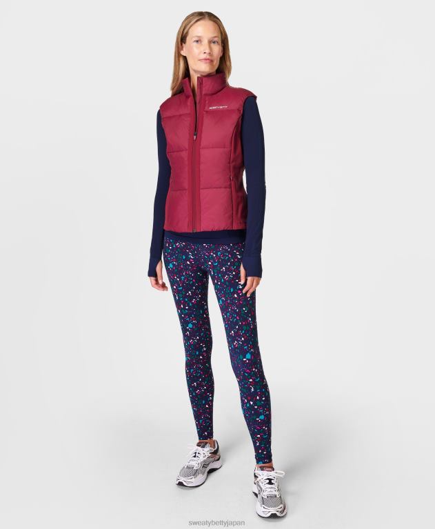 Sweaty Betty 女性 加速エリートランニングベスト L4RHF684 衣類 ヴァンプレッド