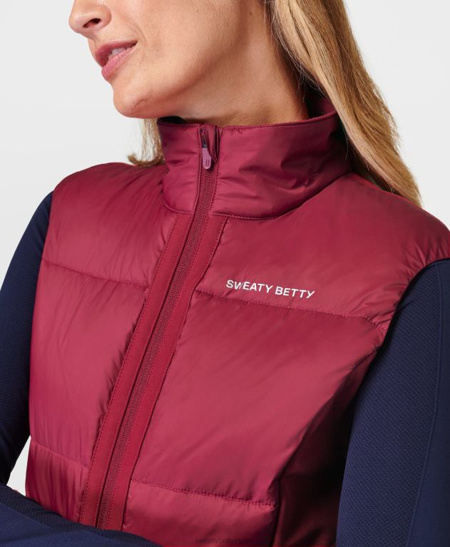 Sweaty Betty 女性 加速エリートランニングベスト L4RHF684 衣類 ヴァンプレッド