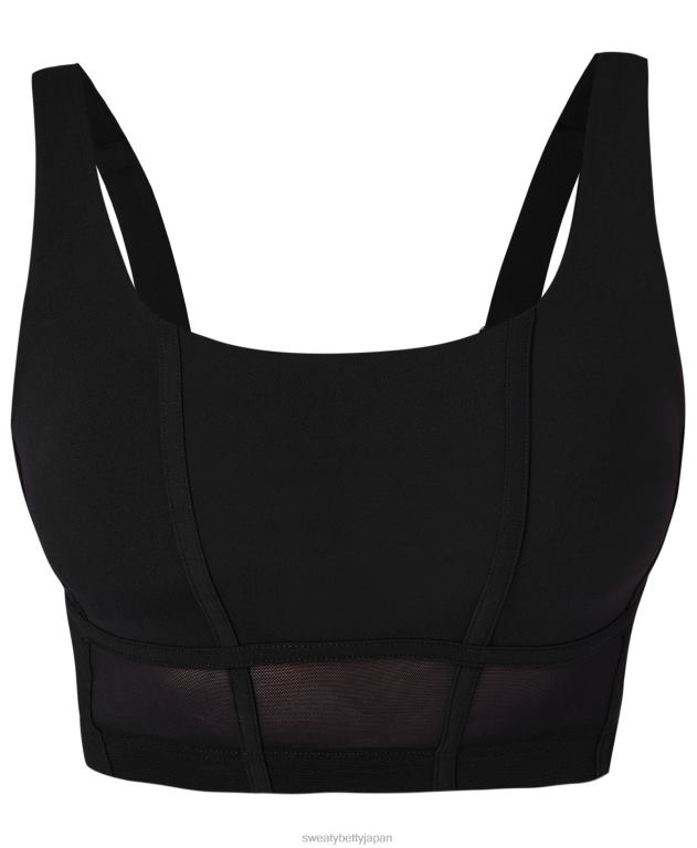 Sweaty Betty 女性 パワーコンターコルセットブラ L4RHF708 衣類 黒