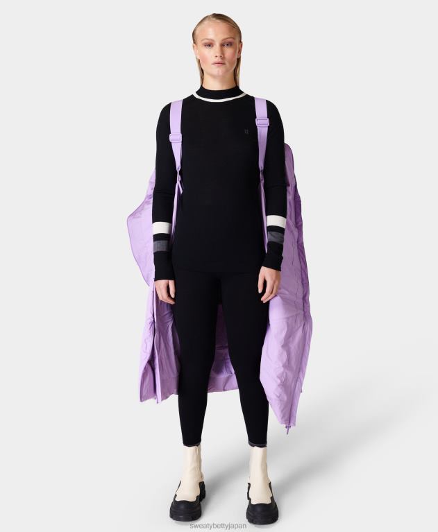 Sweaty Betty 女性 ニンバスダウンパーカー L4RHF726 衣類 イオンパープル