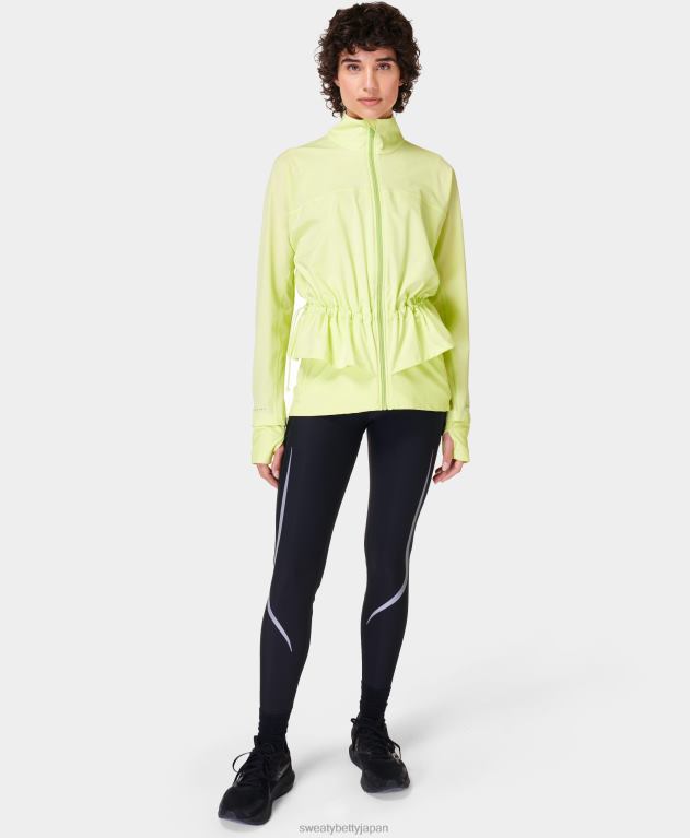 Sweaty Betty 女性 ファストレーンランニングジャケット L4RHF748 衣類 ポメログリーン