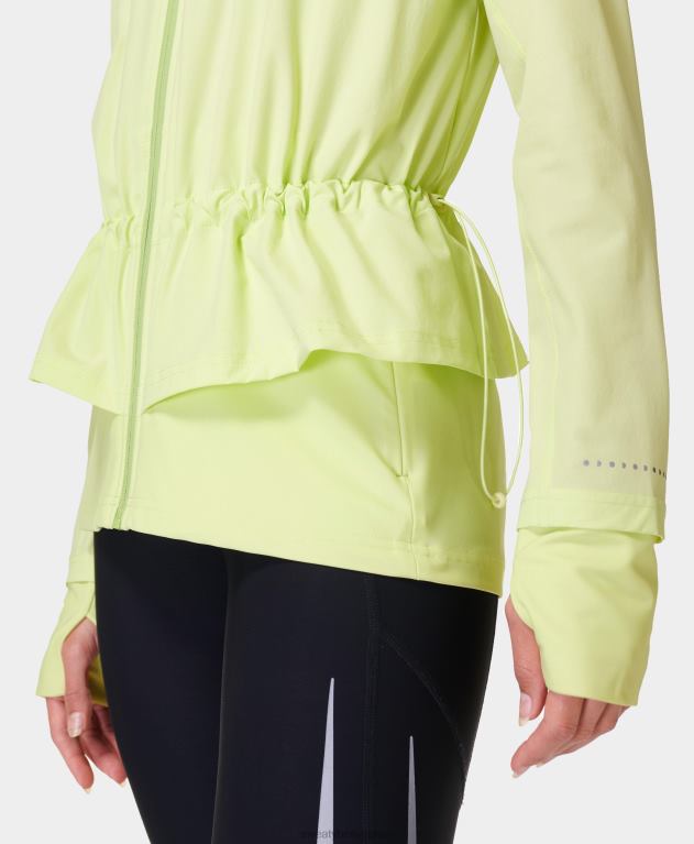 Sweaty Betty 女性 ファストレーンランニングジャケット L4RHF748 衣類 ポメログリーン