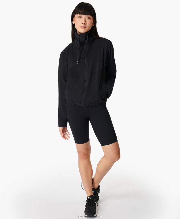 Sweaty Betty 女性 エクスプローラー ジップアップ ジャケット L4RHF750 衣類 黒