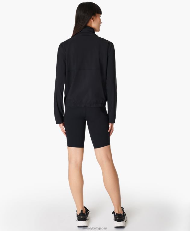 Sweaty Betty 女性 エクスプローラー ジップアップ ジャケット L4RHF750 衣類 黒