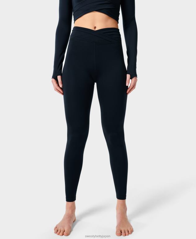 Sweaty Betty 女性 一日中ラップウエストレギンス L4RHF752 衣類 黒