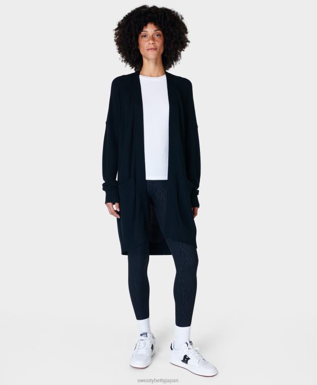 Sweaty Betty 女性 ソレス カシミアブレンド カーディガン L4RHF759 衣類 黒