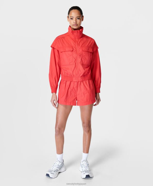 Sweaty Betty 女性 いつでもジップアップ L4RHF773 衣類 チューリップレッド