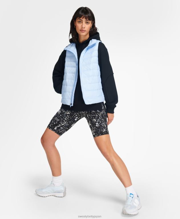 Sweaty Betty 女性 パスファインダーパッカブルベスト L4RHF784 衣類 ブリーズブルー