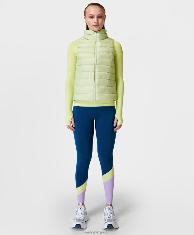 Sweaty Betty 女性 パスファインダーパッカブルベスト L4RHF785 衣類 ルーセントグリーン