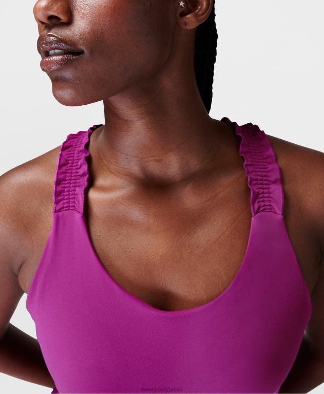 Sweaty Betty 女性 パワークロスバックタンク L4RHF803 衣類 マルベックパープル