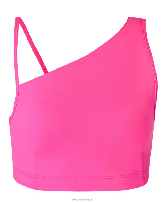 Sweaty Betty 女性 非対称スカルプブラ L4RHF822 衣類 ホトピンク