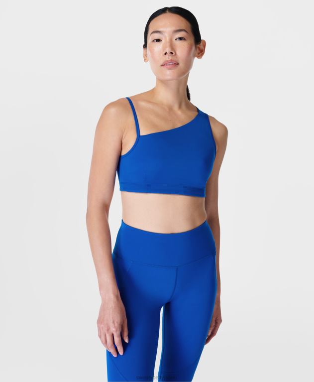 Sweaty Betty 女性 非対称スカルプブラ L4RHF823 衣類 ライトニングブルー