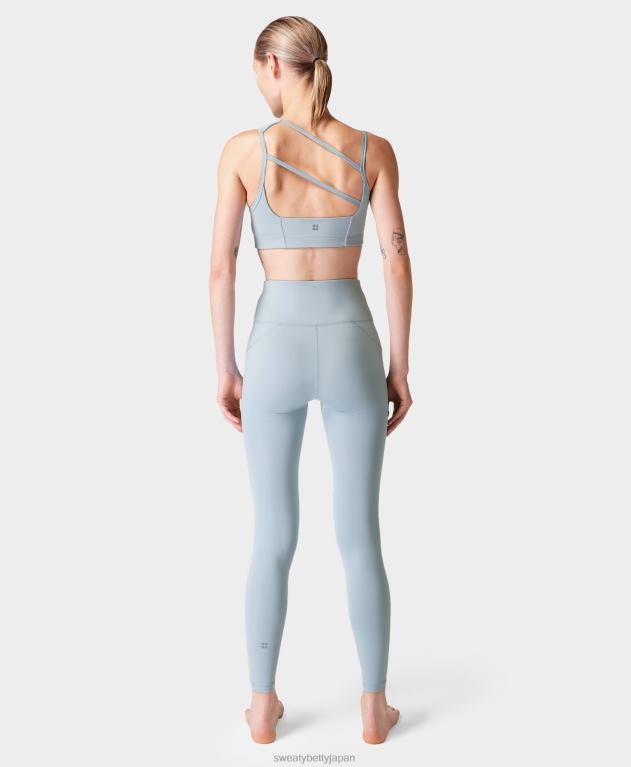 Sweaty Betty 女性 非対称スカルプブラ L4RHF826 衣類 アルミニウムブルー