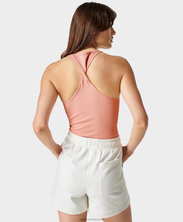 Sweaty Betty 女性 春のシームレスなタンクトップ L4RHF847 衣類 ブルームピンク