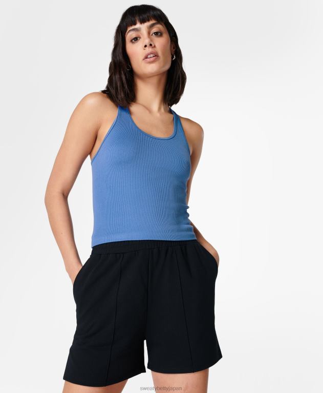 Sweaty Betty 女性 春のシームレスなタンクトップ L4RHF848 衣類 レガッタブルー