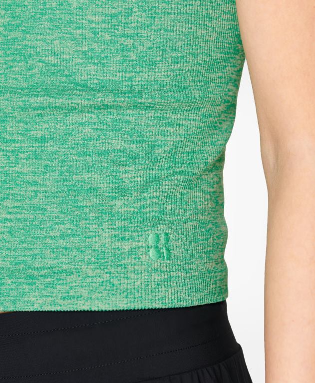 Sweaty Betty 女性 春のシームレスなタンクトップ L4RHF850 衣類 鮮やかなグリーンメランジ