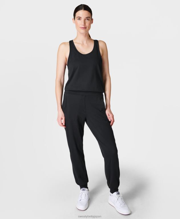 Sweaty Betty 女性 ゲイリージャンプスーツ L4RHF857 衣類 黒