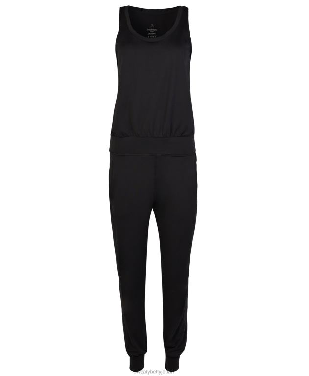 Sweaty Betty 女性 ゲイリージャンプスーツ L4RHF857 衣類 黒