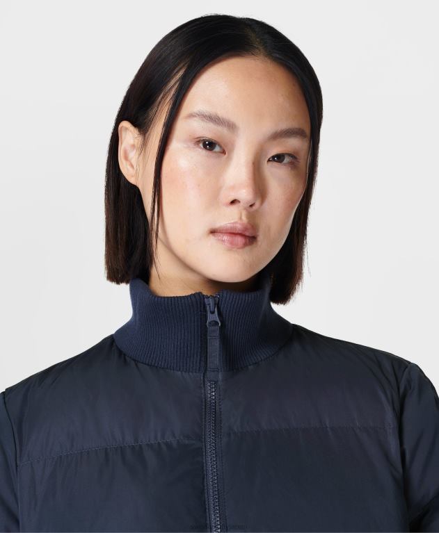 Sweaty Betty 女性 キルティングショートジャケット L4RHF867 衣類 フレンチネイビーブルー