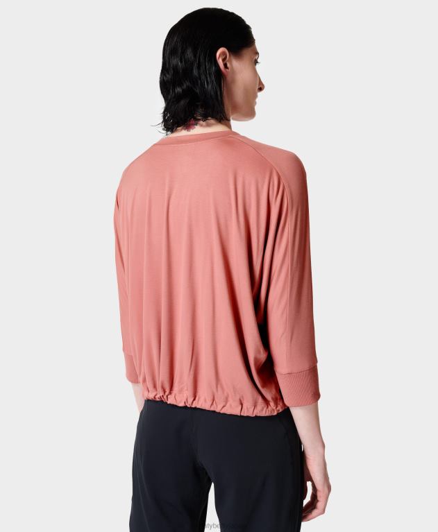 Sweaty Betty 女性 トリ巾着トップス L4RHF895 衣類 クレイピンク