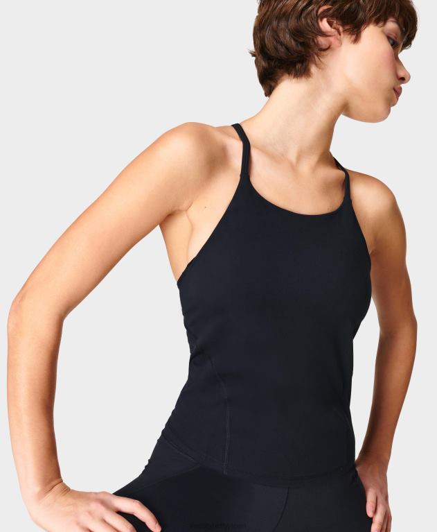 Sweaty Betty 女性 スーパーソフトヨガタンク L4RHF896 衣類 黒