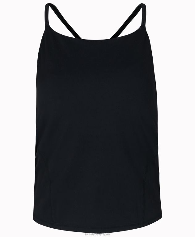 Sweaty Betty 女性 スーパーソフトヨガタンク L4RHF896 衣類 黒