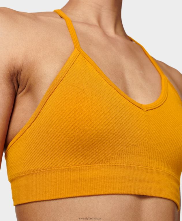 Sweaty Betty 女性 マインドフルなシームレスヨガブラ L4RHF933 衣類 ヘイズイエロー