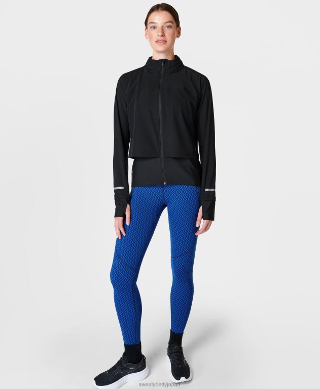 Sweaty Betty 女性 ファストトラックランニングジャケット L4RHF93 衣類 黒