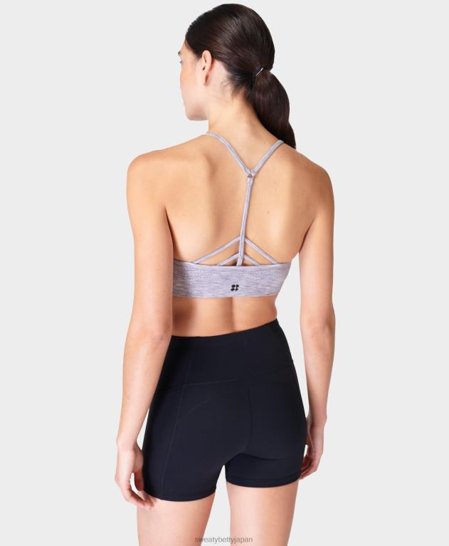 Sweaty Betty 女性 マインドフルなシームレスヨガブラ L4RHF945 衣類 グレースペース染料