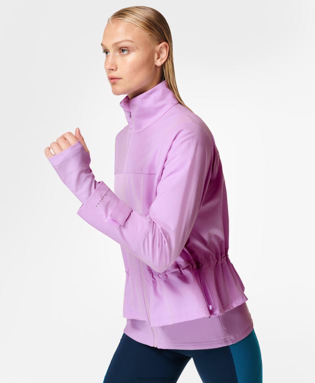 Sweaty Betty 女性 ファストレーンランニングジャケット L4RHF957 衣類 イオンパープル