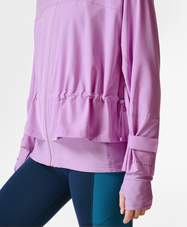 Sweaty Betty 女性 ファストレーンランニングジャケット L4RHF957 衣類 イオンパープル