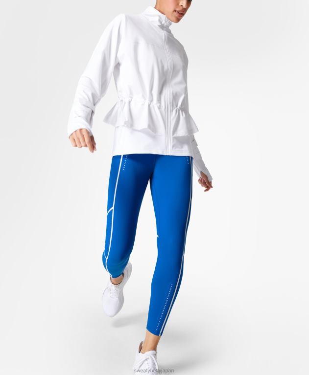 Sweaty Betty 女性 ファストレーンランニングジャケット L4RHF958 衣類 白