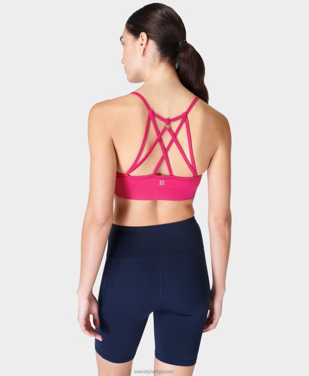 Sweaty Betty 女性 スピリットが目覚めたヨガブラ L4RHF960 衣類 フランボワーズピンク