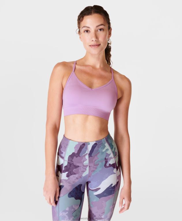 Sweaty Betty 女性 スピリットが目覚めたヨガブラ L4RHF961 衣類 ユリパープル