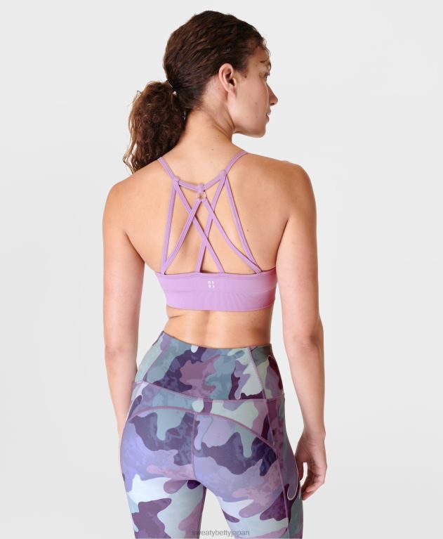 Sweaty Betty 女性 スピリットが目覚めたヨガブラ L4RHF961 衣類 ユリパープル