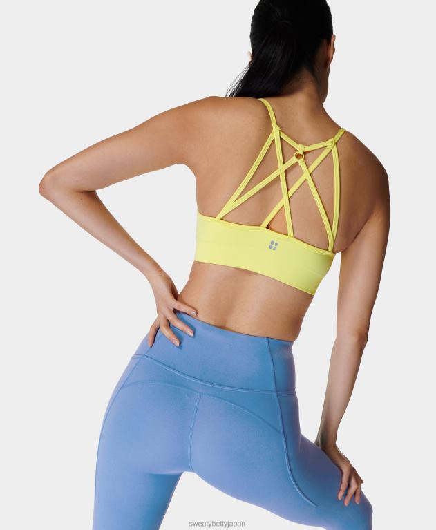 Sweaty Betty 女性 スピリットが目覚めたヨガブラ L4RHF963 衣類 スイレンイエロー