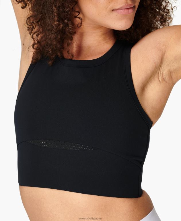 Sweaty Betty 女性 パワーフレームワークアウトタンク L4RHF982 衣類 黒