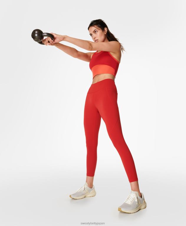 Sweaty Betty 女性 パワーフレームワークアウトタンク L4RHF983 衣類 カーディナルレッド