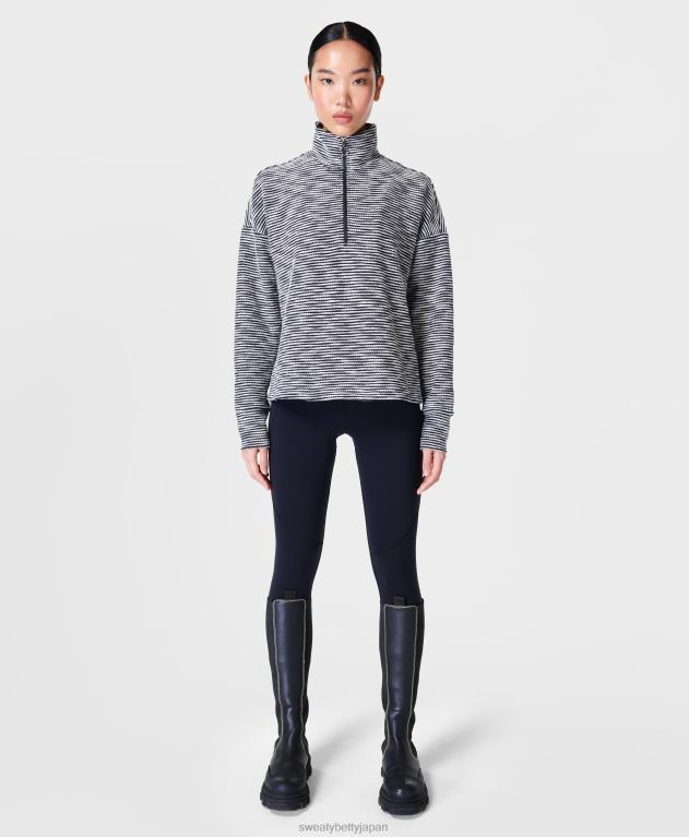 Sweaty Betty 女性 レストアップ ハーフジッププルオーバー L4RHF999 衣類 ネイビーブルー