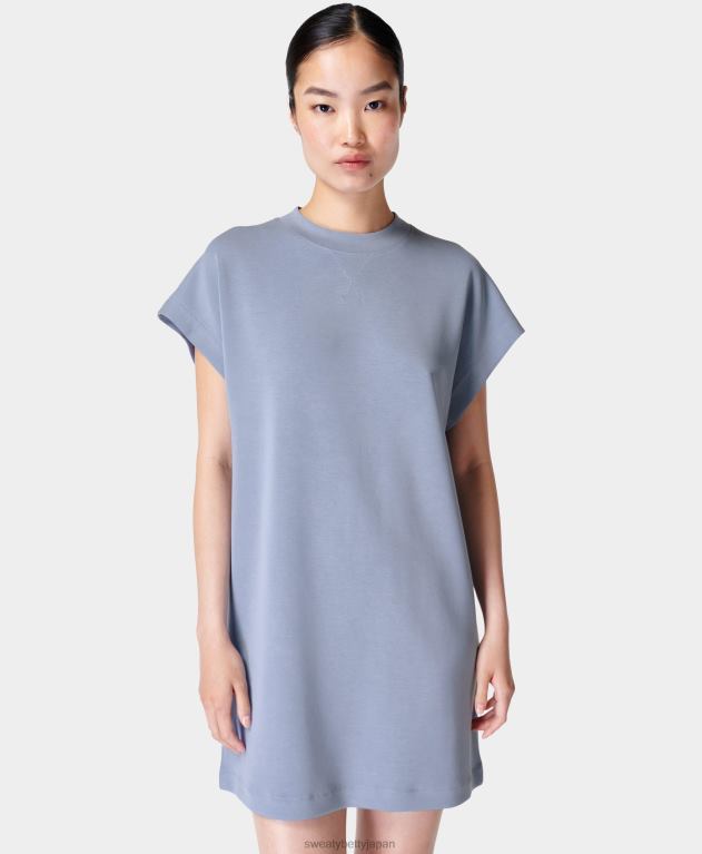 Sweaty Betty 女性 サンドウォッシュ クラウドウェイト Tシャツドレス L4RHF1010 衣類 コーブブルー