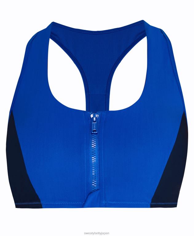 Sweaty Betty 女性 vista xtra ライフ パフォーマンス ビキニトップ L4RHF276 衣類 ライトニングブルー/フレンチネイビーブルー