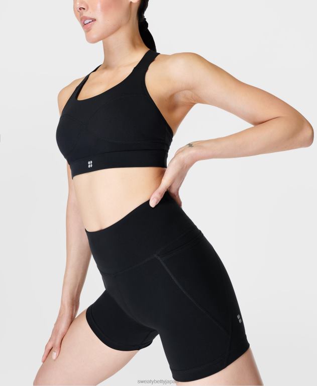 Sweaty Betty 女性 パワー4インチバイカーショーツ L4RHF673 衣類 黒