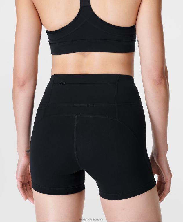 Sweaty Betty 女性 パワー4インチバイカーショーツ L4RHF673 衣類 黒